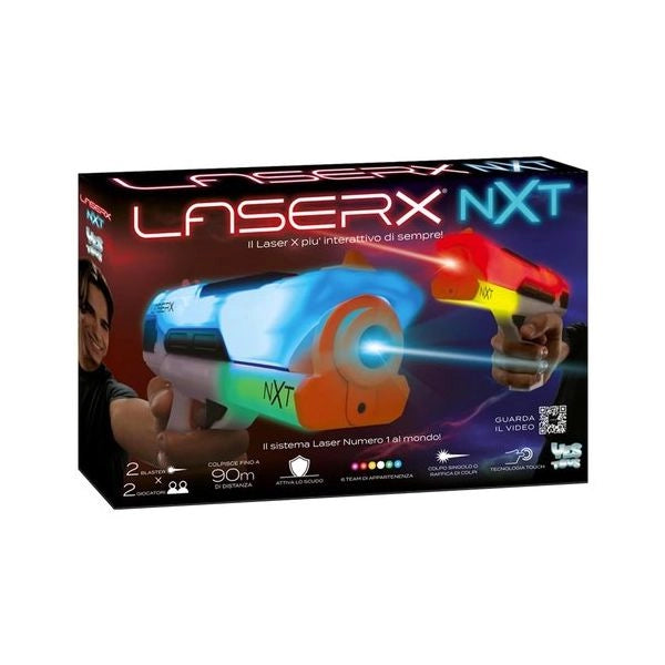 Set arma giocattolo yes toys yes52465 nxt set 2 pistole laser x