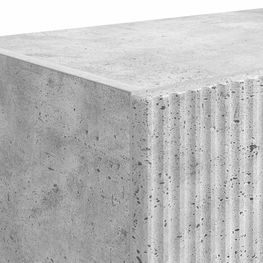 Mobile TV da parete Grigio cemento 59,5 x 31 x 100 cm 892372