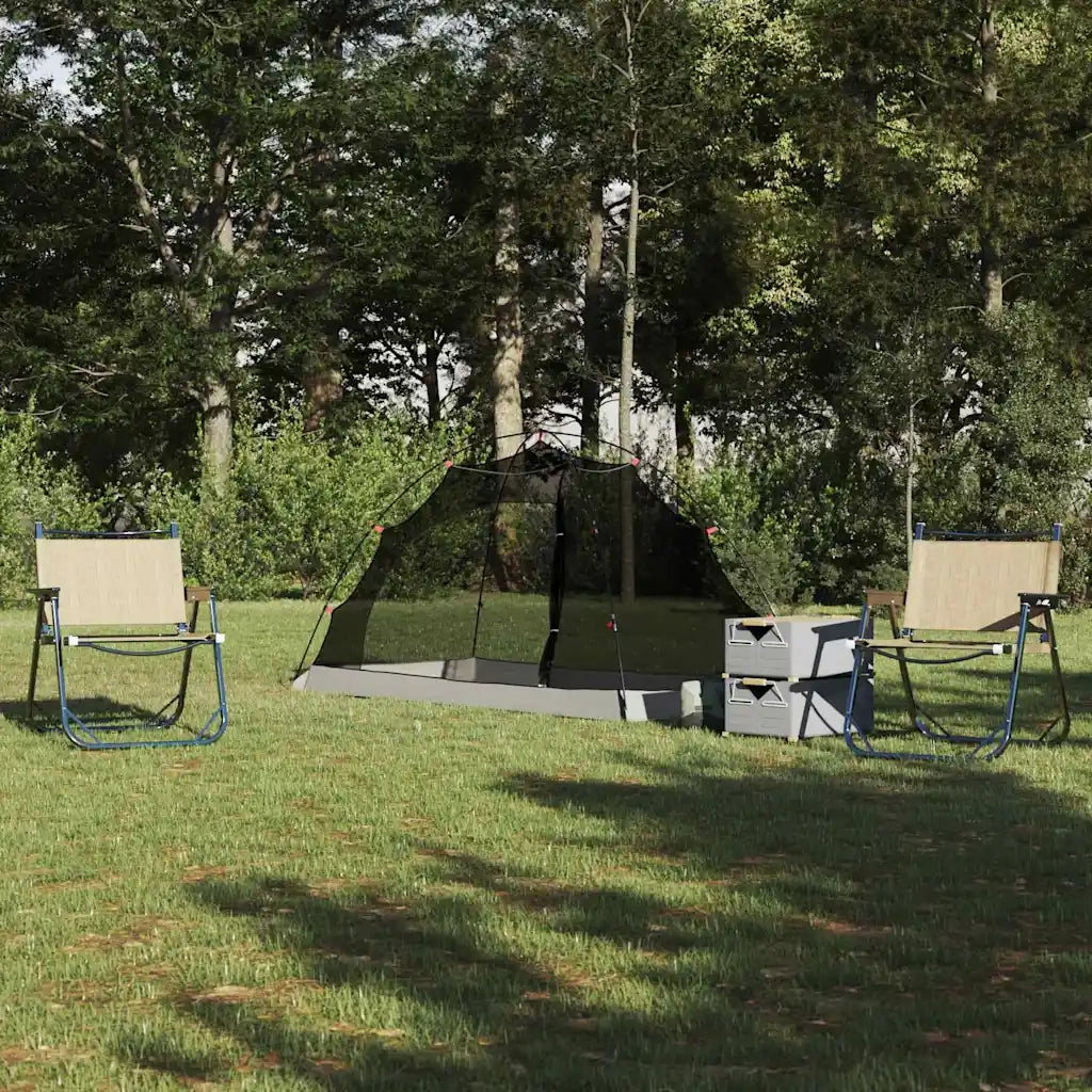 Tenda con tetto Grigio e Nero 236 x 108 x 120 cm 42001018