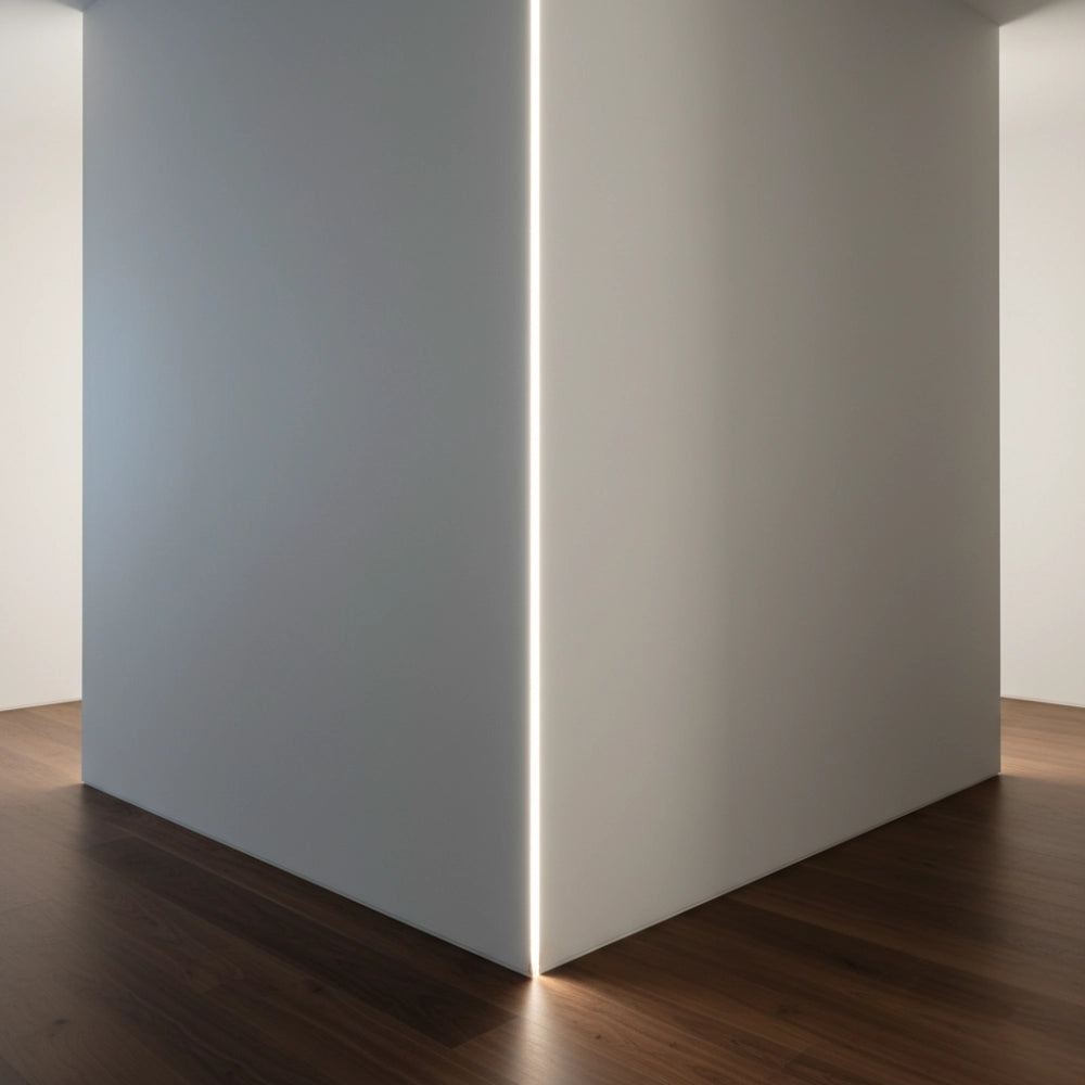 Semilavorato filomuro cartongesso alluminio led 8x200 cm 5 pezzi 10 m lineari