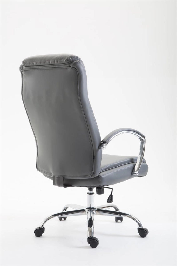 Sedia ufficio VAUD XL in similpelle grigio