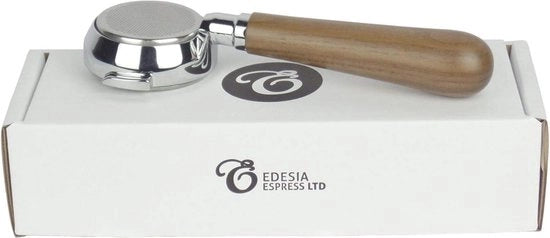 Portafilter senza fondo per macchine espresso 58MM - impugnatura in noce - capacità 21g
