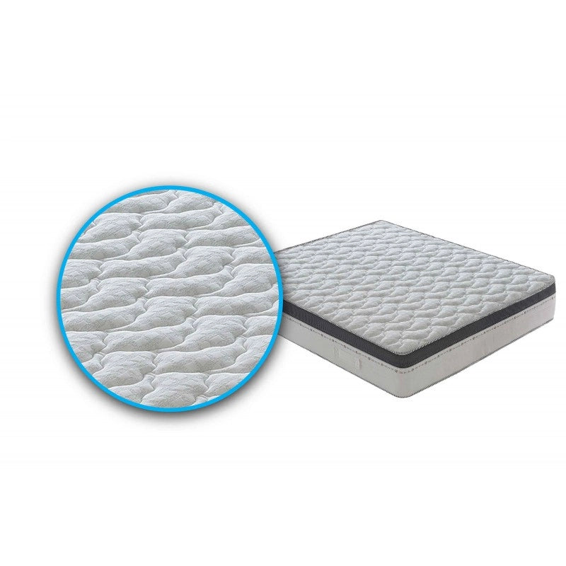 Materasso “Sorrento” a molle insacchettate e memory foam 7cm a 13 Zone Differenziate - 120x200