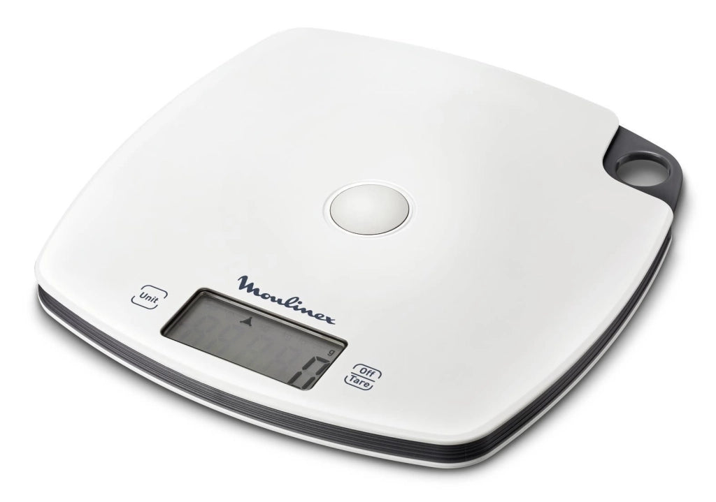 Moulinex BN1000 Grigio, Bianco Quadrato Bilancia da cucina elettronica