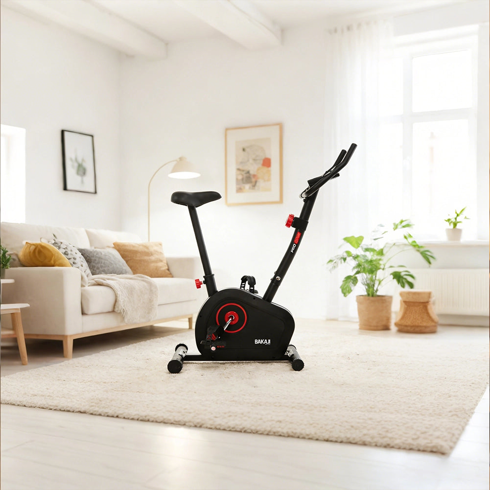 Cyclette Magnetica con 8 Livelli Potenza Bici Fitness Bicicletta Gym Allenamento