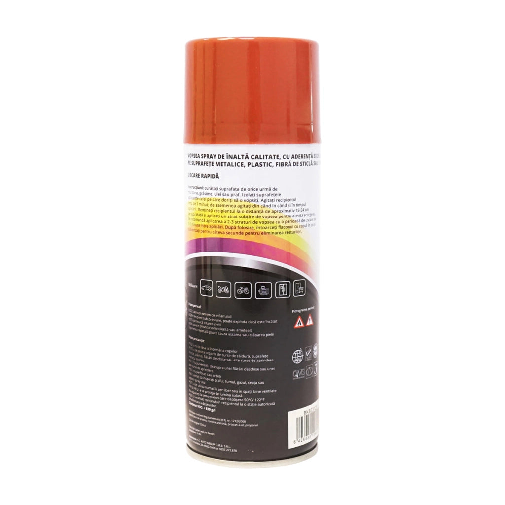Spray vernice auto marrone tipo Fiat U-445 professionale ad asciugatura rapida, 450 ml MAGIC