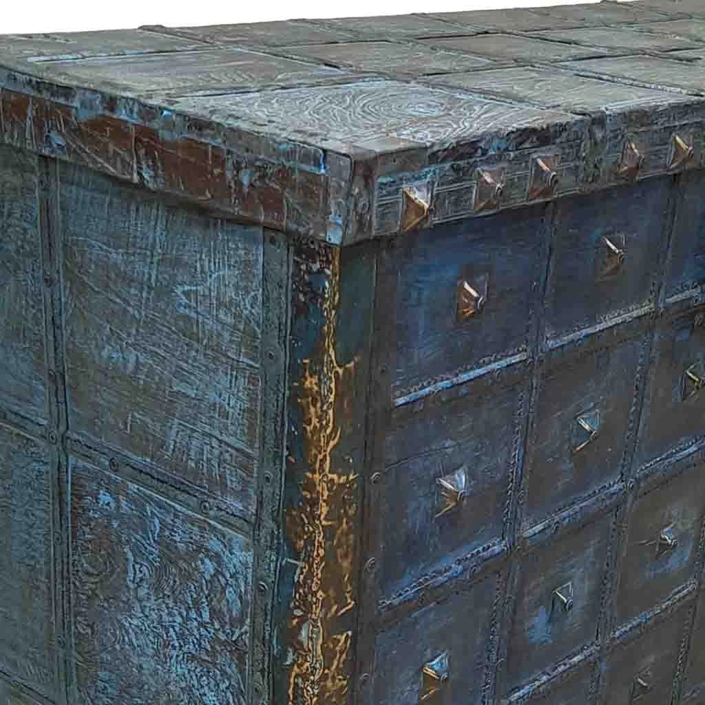 Baule in legno fatta a mano 136x48x91h cm