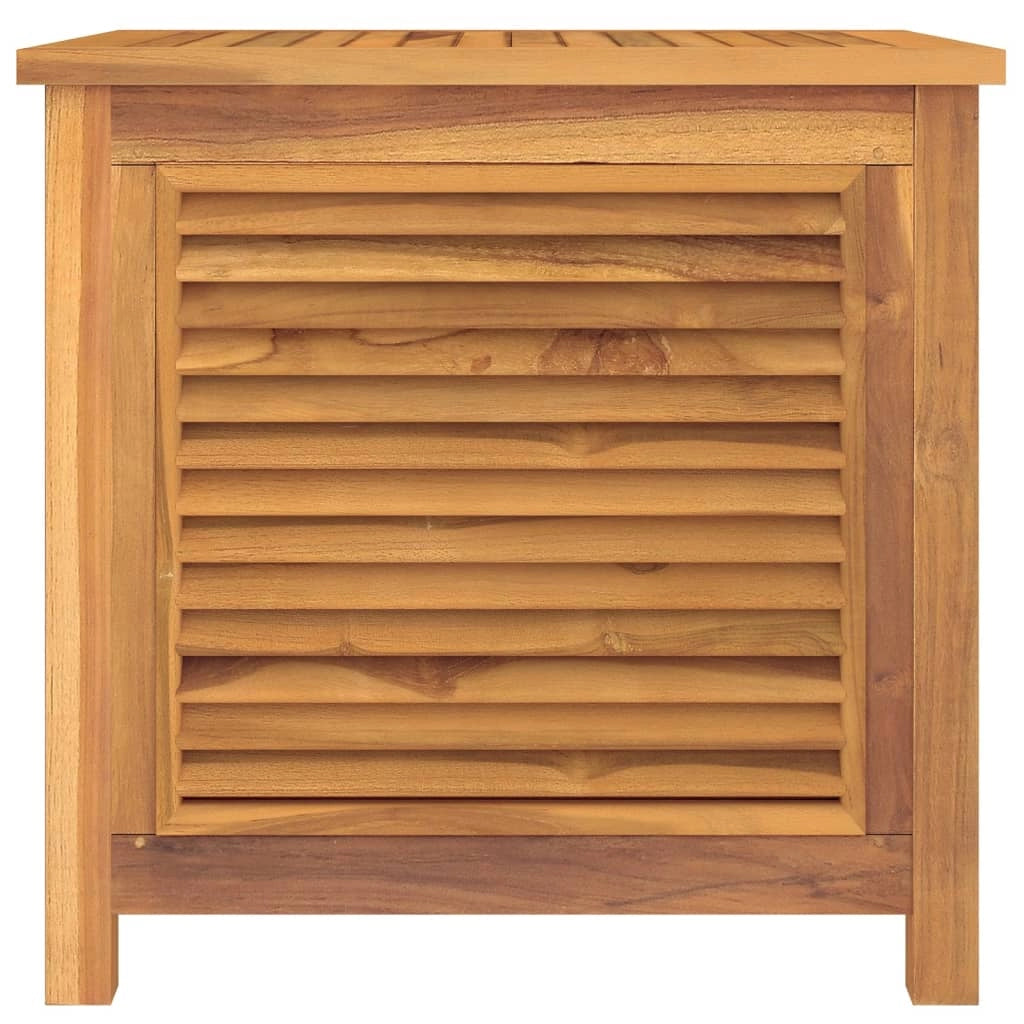 Cassetta portaoggetti e borsa per mobili da giardino 60 x 50 x 58 cm in legno massello di teak 02_0013074