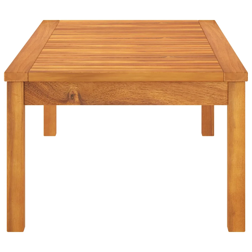 Tavolino da Salotto 100x50x33 cm in Legno Massello di Acacia 311833