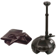 Kit Completo per Laghetto Pompa + Telo in PVC 1500 lt/h Rama Lagomax