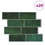 Piastrella subway 20 pz Verde Scuro 29 x 21 cm CFW6420729