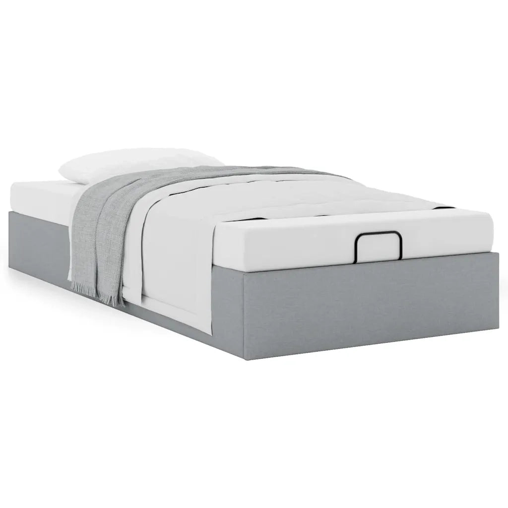 Struttura Letto Pouf senza Materasso 90x190 cm in Tessuto