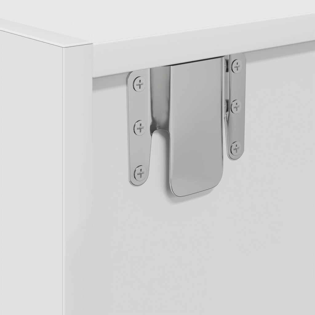 Mobile TV  Bianco 100x31x25,5 cm in legno ingegnerizzato