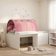Letto con Tunnel 4 pcs Rovere Artigianale e Rosa 3423692