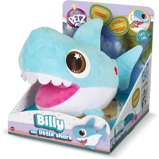 Club Petz Billy Cucciolo di Squalo Peluche con Luci e Suoni Idea Regalo