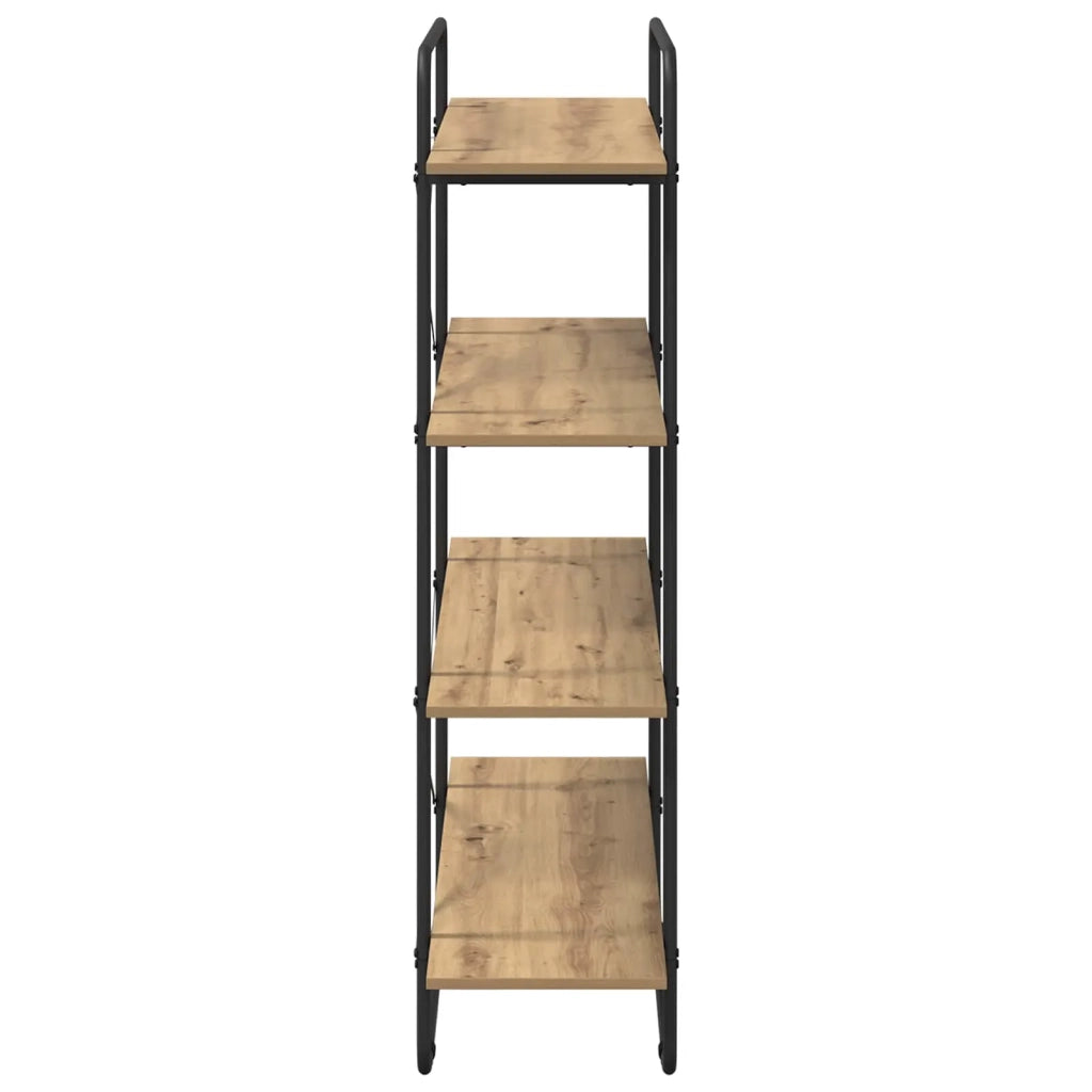 Libreria 4 livelli 100 x 35 x 140 cm PB Rovere Artigianale 8007791