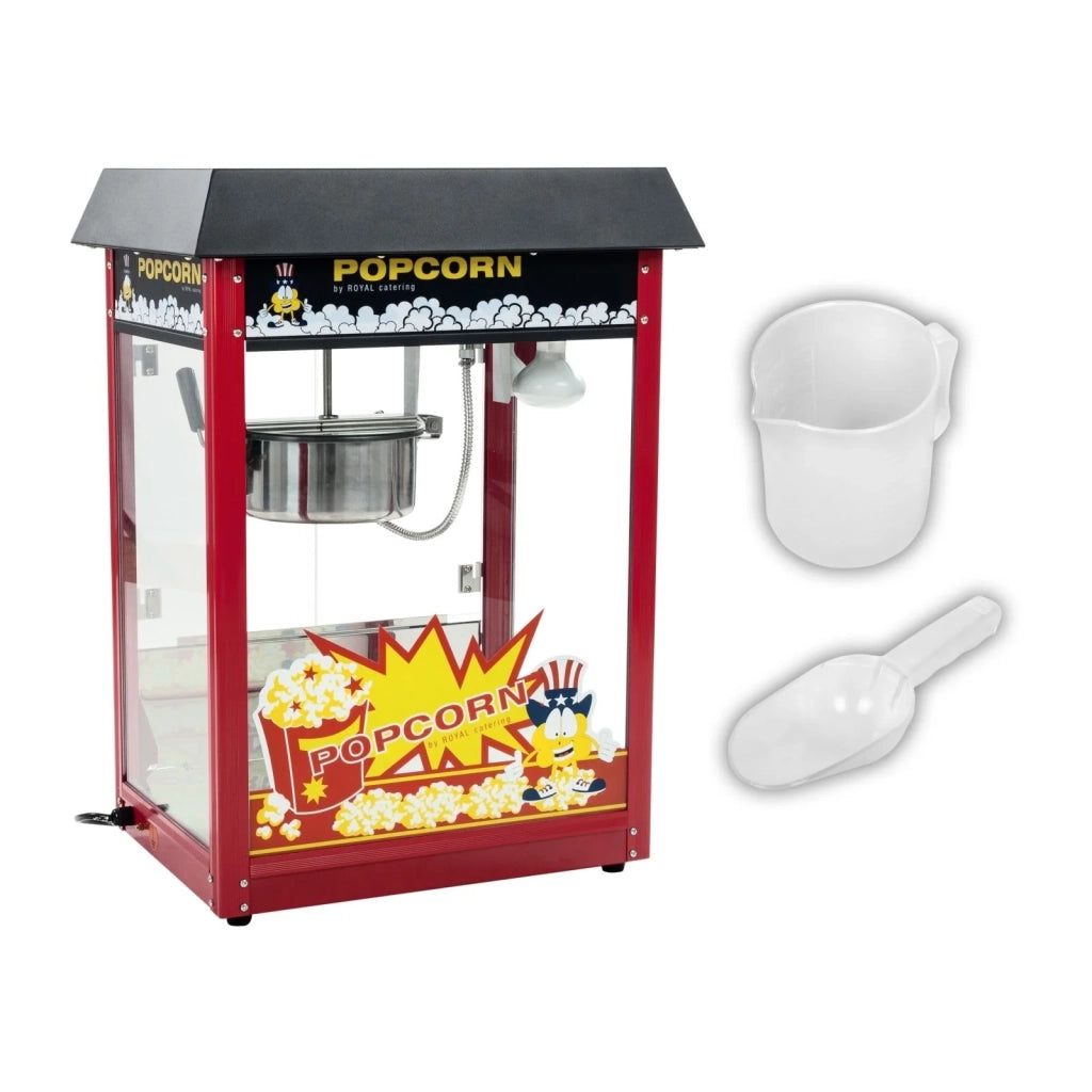 Macchina professionale per popcorn nera 1600 watt 3614066