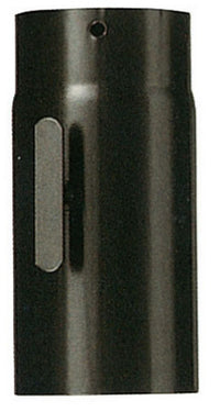 tronchetto con serranda in acciaio porcellanato h25 cm diametro 15 cm colore nero opaco cod:ferx.10510