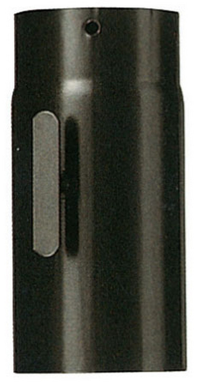 tronchetto con serranda in acciaio porcellanato h25 cm diametro 15 cm colore nero opaco cod:ferx.10510