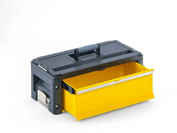 Valigia portautensili 1 cassetto modulo estensione giallo