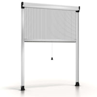 ZANZARIERE PER FINESTRA Bianco/160 cm/100 cm