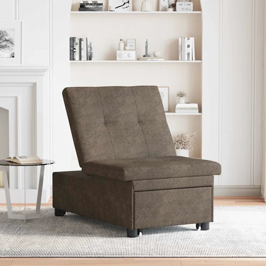 vidaXL Divano Letto Grigio scuro 67 x 194 x 38 cm