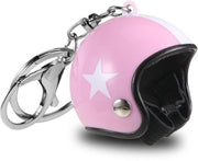 Motorhelm con appendiaventi retro con chiusura automatica per portare la patente, regalo per motociclisti, dono di compleanno, anniversario per uomini, donne, migliore amica - rosa, rosa, Unico modello