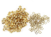 Occhi in Metallo da 100 pezzi - Grommet 5mm - Occhi Ronde - Per Abbigliamento/Bagagli - Alta Qualità