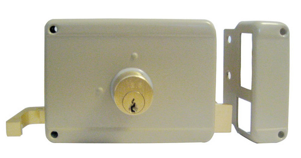 serratura cancelli applicare 2m+s con aletta art. 63000 e. 70 dx cod:ferx.vit27090