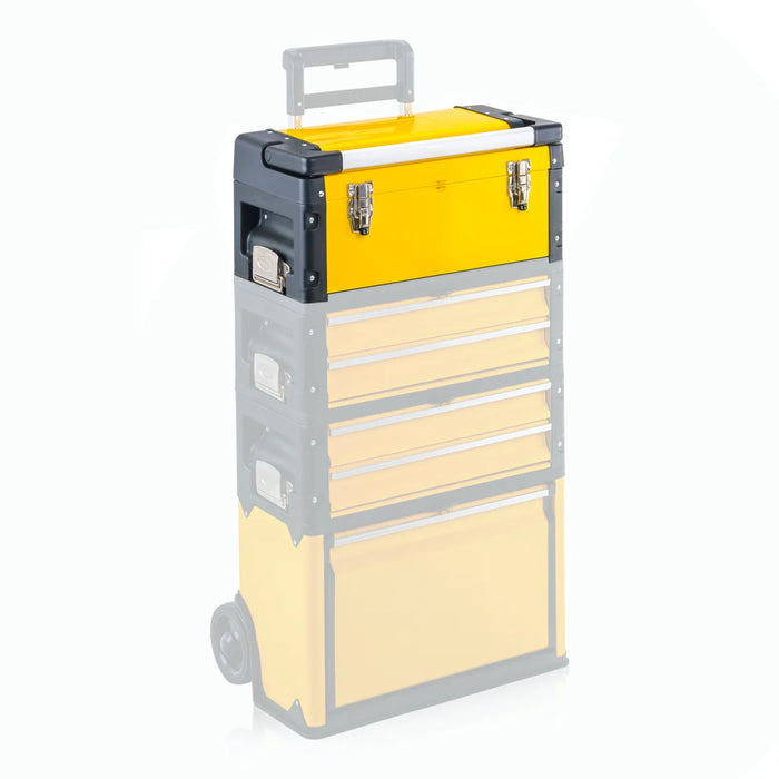 Cassetta portautensili, carrello Top-Box Comfort giallo