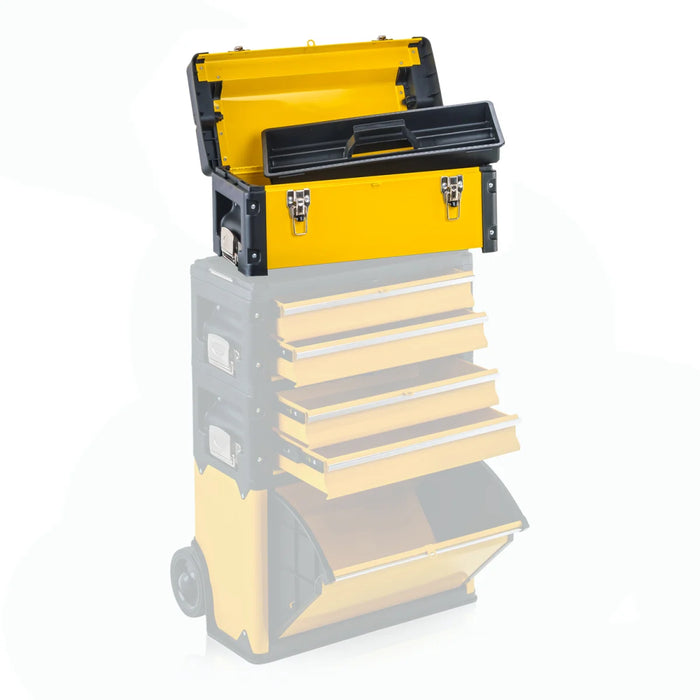 Cassetta portautensili, carrello Top-Box Comfort giallo
