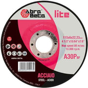 DISCO DA SBAVO PER FERRO ABRA BETA Ø 115x6,0 mm - ABRABETA