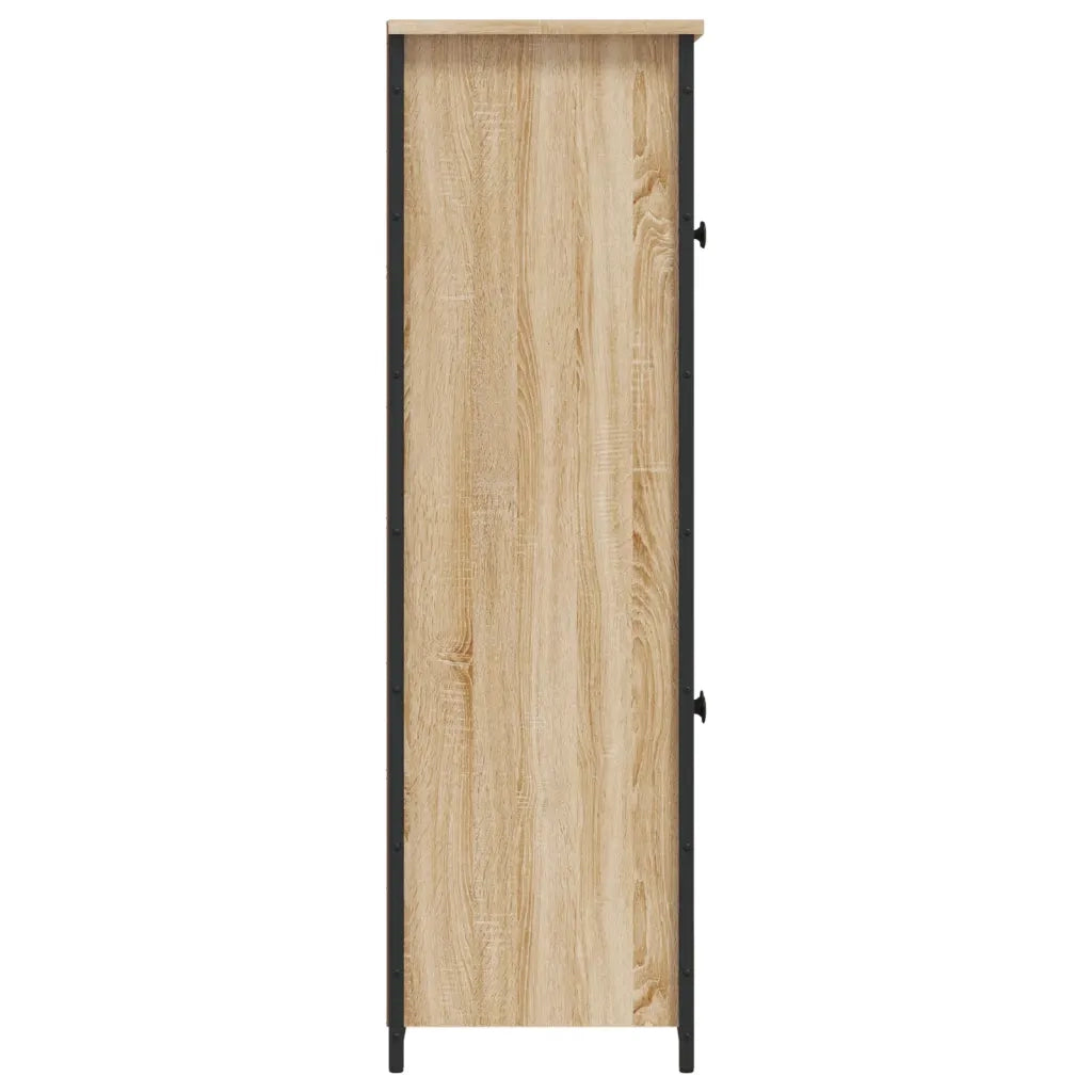 Credenza Rovere Sonoma 62x32x106,5 cm in Legno Multistrato 834206
