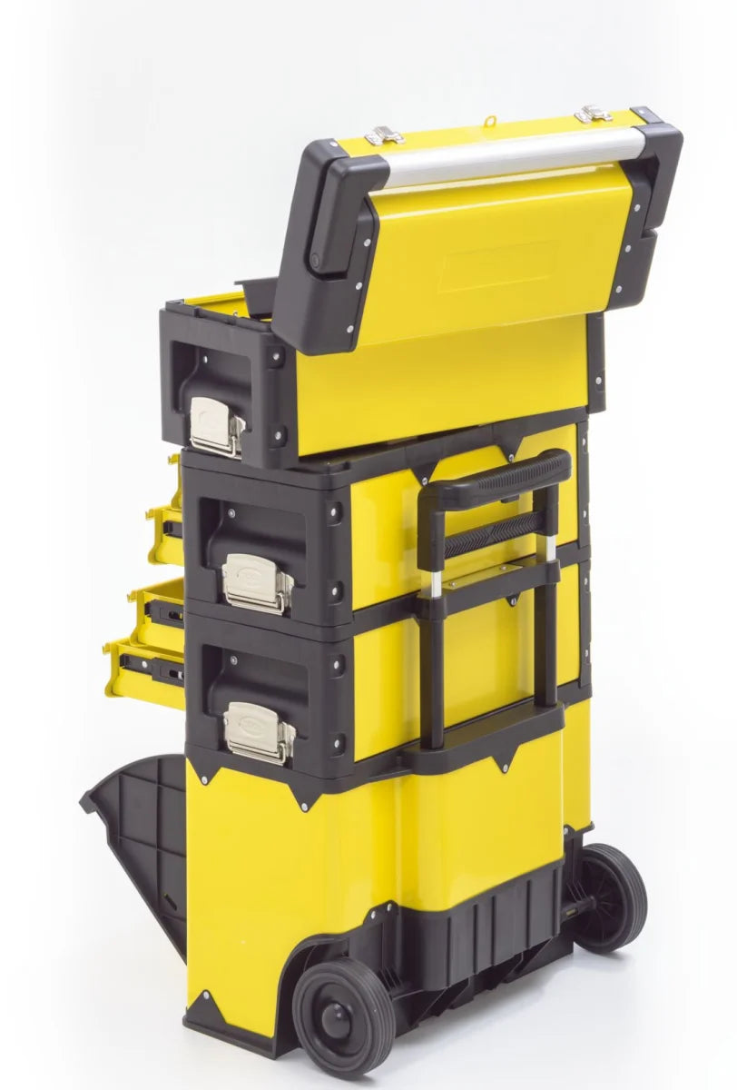 Carrello portautensili a 4 vie 1k.2.2.1 Comfort, colore giallo