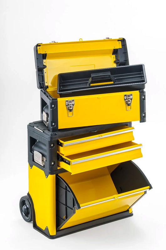 Carrello portautensili a 3 scomparti 1k.2.1 Comfort giallo