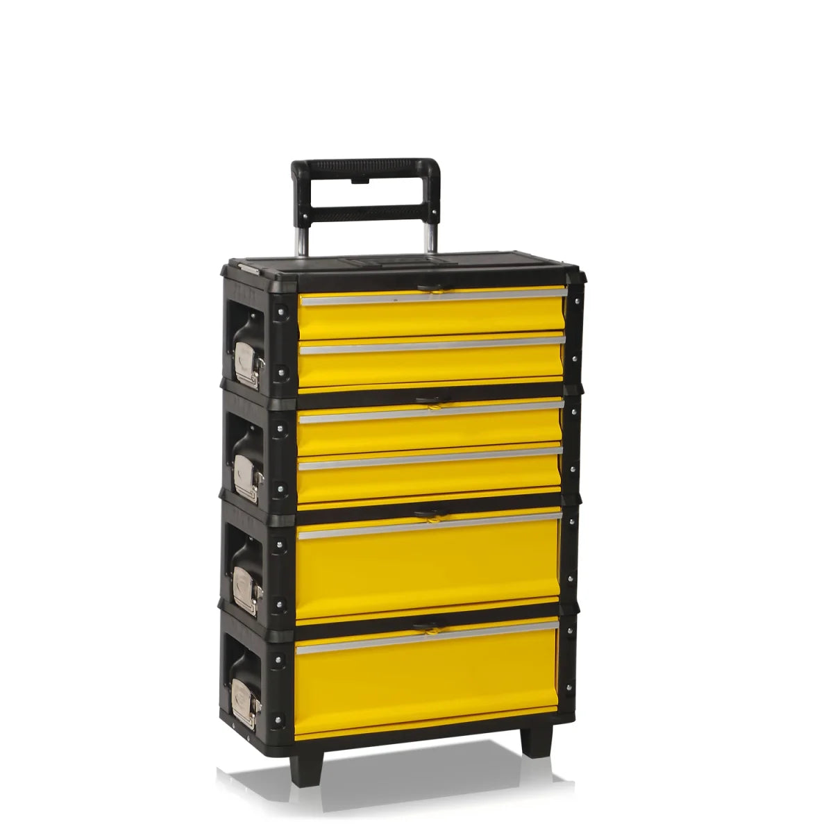 Carrello portautensili, 4 vie 1.1.2.2, colore giallo