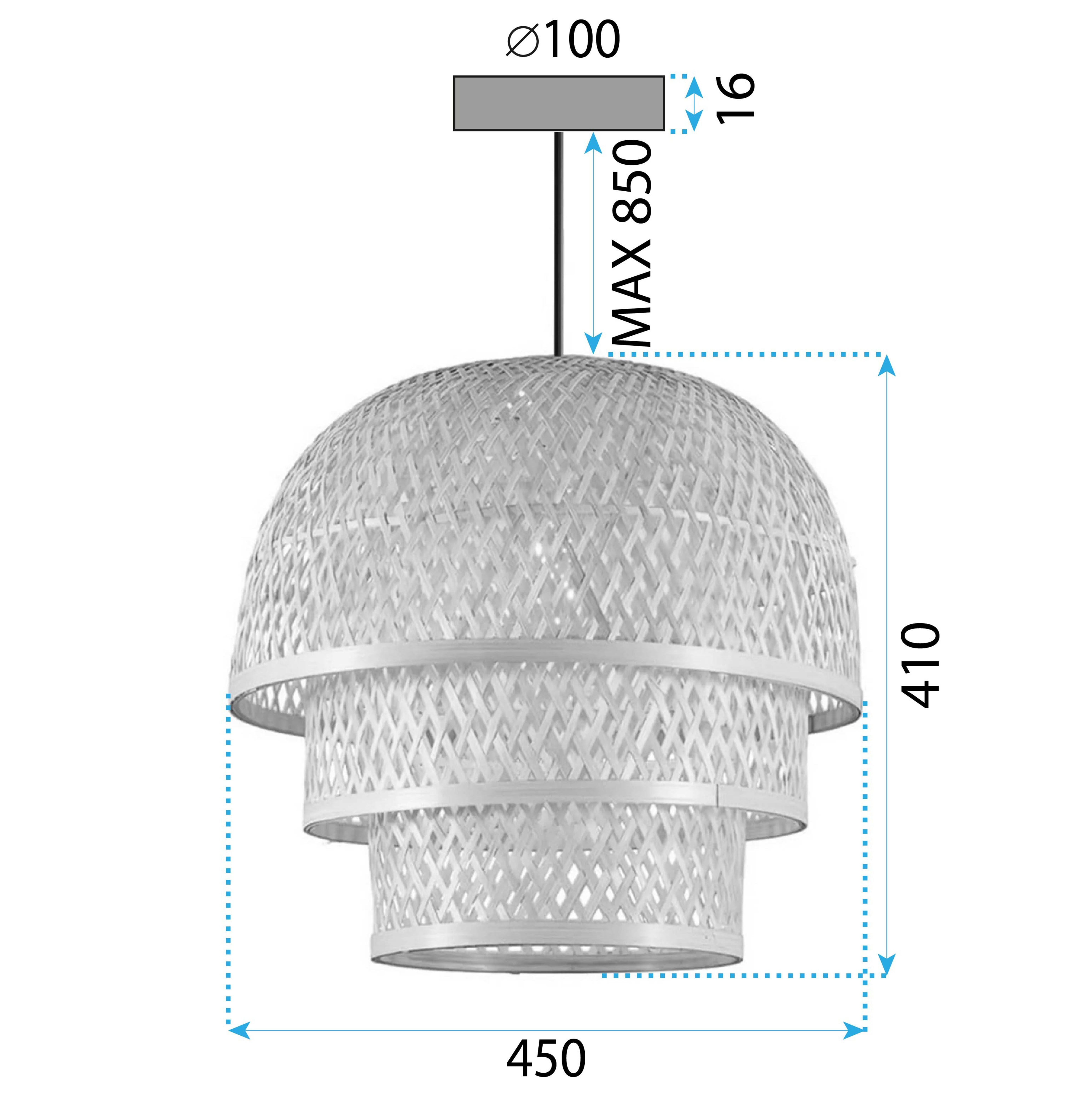 Lampada Da Soffitto Bamboo APP1629-1CP