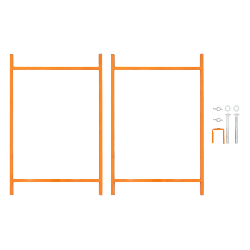 Cavalletti x4 + Supporti Tavola Malta x5 75cm Acciaio Heavy Duty