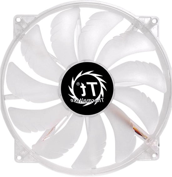 Ventilatore a LED 20 con 800 giri al minuto e 200 mm - Nero