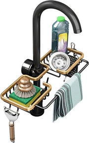 Organizzatore di lavastoviglie, supporto per asciugamani, cucina, supporto per asciugamani, lavastoviglie, pannello per doccia senza perforazione, organizzatore per cassetta di vasca, asciugamani, detersivo per piatti, asciugamani