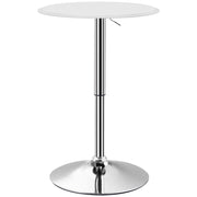 Tavolo da bar ¨C zephmum ¨C regolabile 67-93 cm, piano rotante 360¡ã
