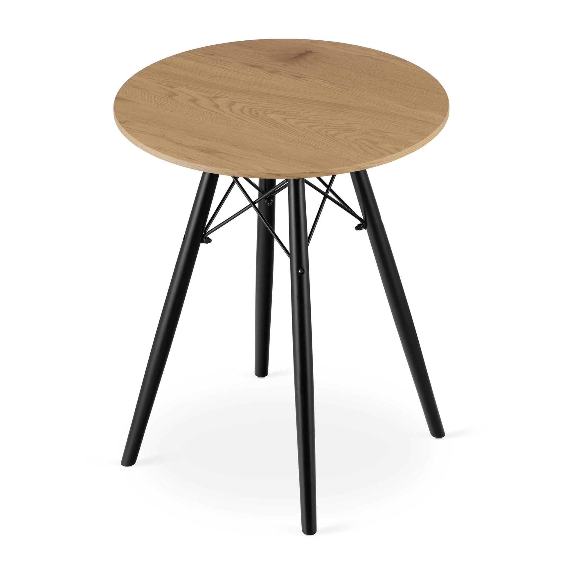 Tavolo rotondo VALORA KOVA 60 cm - Tavolo da pranzo moderno in rovere miele