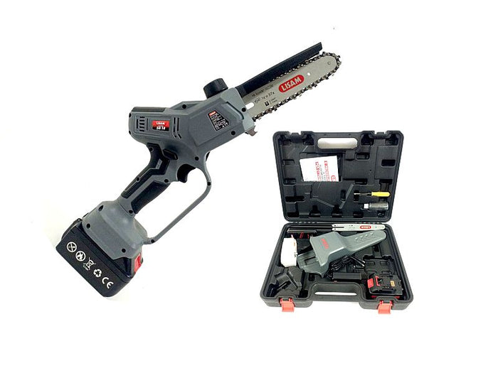 Potatore con 2 batterie 21V 4Ah Lisam SG18 con seconda barra da 20cm