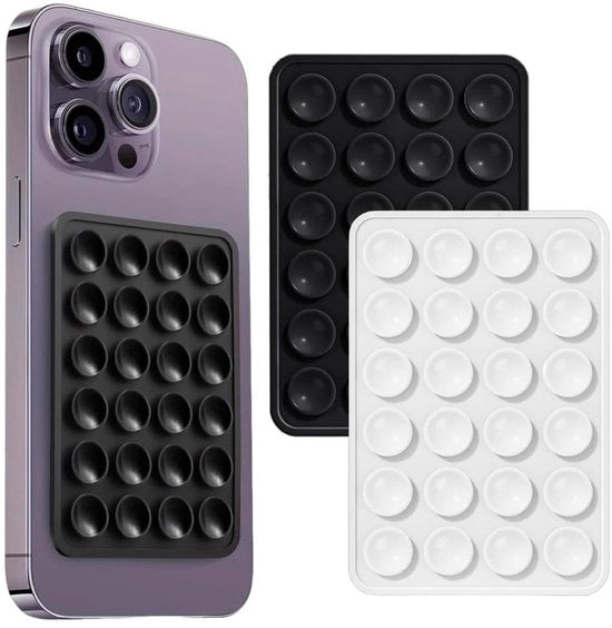Set di Zuignap per Telefono da 2 pezzi - Otrente per Telefono - Supporto Telefonico a Mano Libera - Silicone di Alta Qualità - Duraturo e Forte Attrazione - Per Telefono Mobile