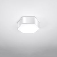 Lampada da soffitto moderna a cubo SUNDE arancione spagnolo, bianca 2x15W LED E27