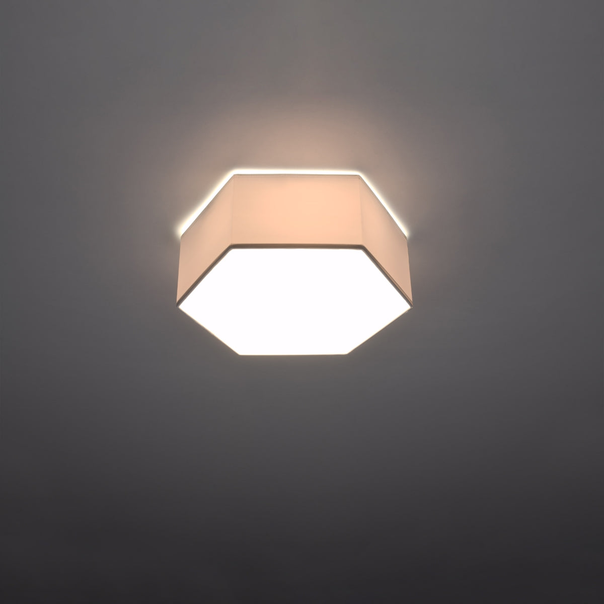 Lampada da soffitto moderna a cubo SUNDE arancione spagnolo, bianca 2x15W LED E27