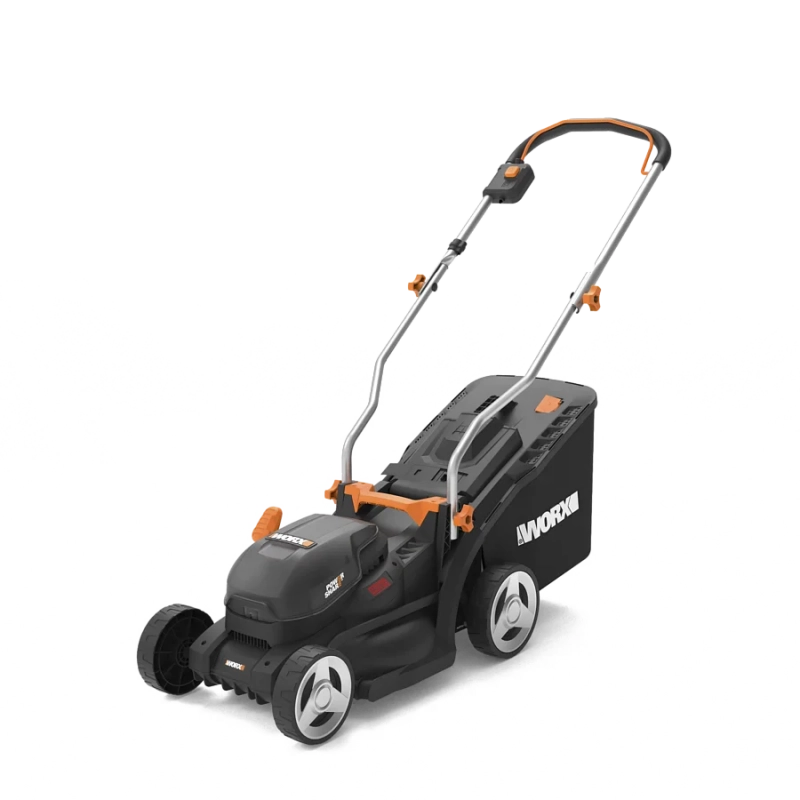 Rasaerba a Batteria 20V WG733E Brushless Taglio 33 cm per Giardini fino a 250 m² con Cesto 35L - Worx