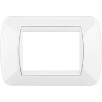 Living Int. - Placca 3 posti bianca - L4803BI