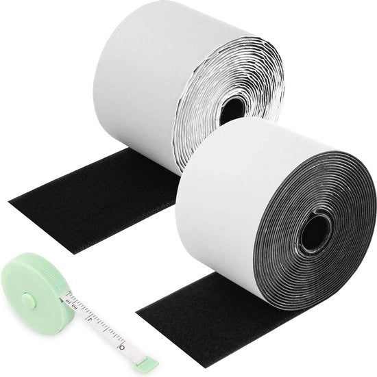 Nastro adesivo autoadesivo extra resistente - 6 metri di lunghezza x 10 cm di larghezza - a doppia faccia - nero Nastro adesivo autoadesivo