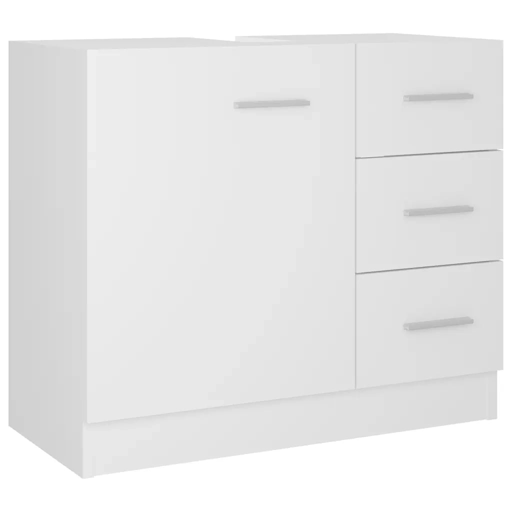 Mobile Sottolavabo Bianco 63x30x54 cm in Multistrato